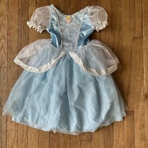 Disney‎ Cinderella Dress Costume Halloween Roleplay Outfit Girls Size 4-6X